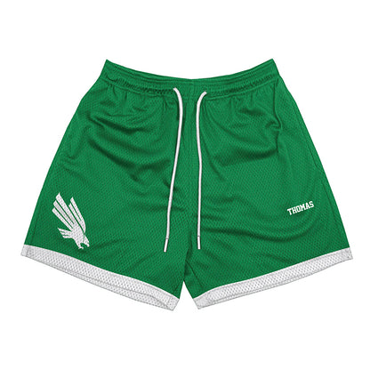 North Texas - NCAA Women's Track & Field : Nichole Thomas - Green Shorts-0