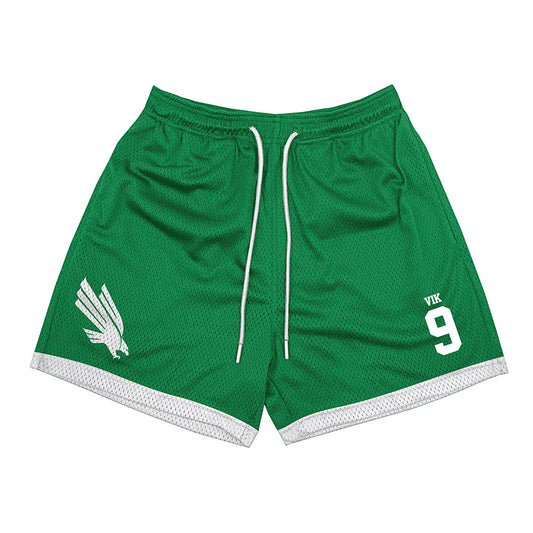 North Texas - NCAA Women's Volleyball : Ryann Vik - Green Shorts-0