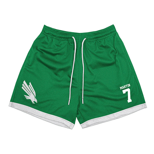 North Texas - NCAA Women's Basketball : Kalysta Martin - Green Shorts-0
