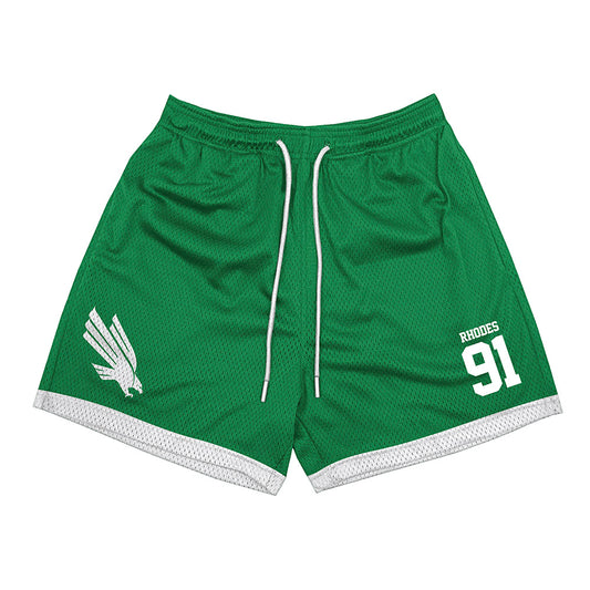 North Texas - NCAA Football : Davion Rhodes - Green Shorts-0