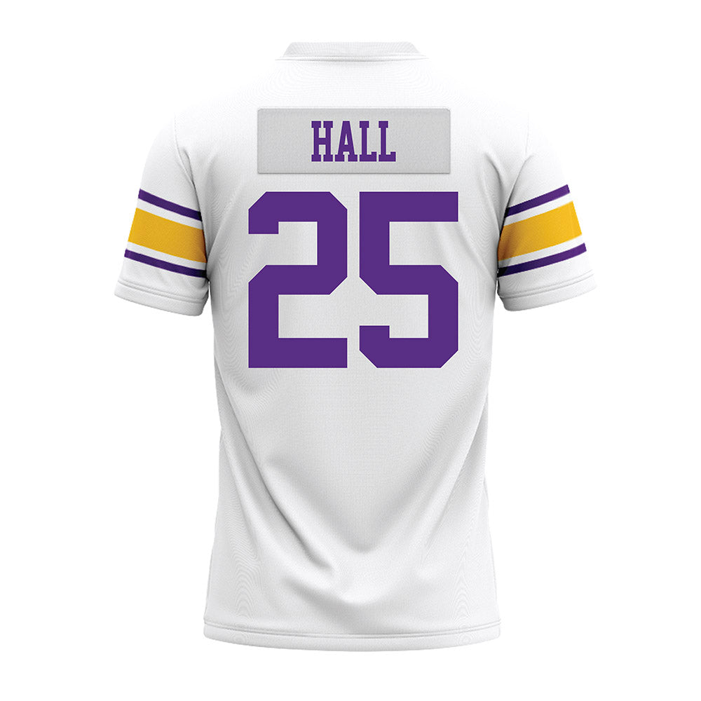LSU - NCAA Football : Aiden Hall - White Premium Football Jersey-1