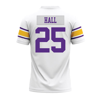 LSU - NCAA Football : Aiden Hall - White Premium Football Jersey-1