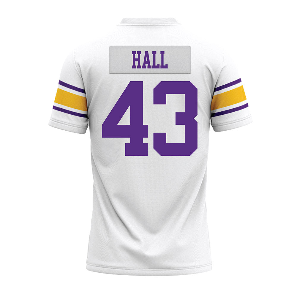 LSU - NCAA Football : Silas Hall - White Premium Football Jersey-1