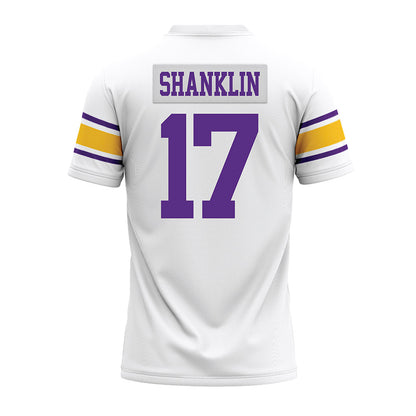 LSU - NCAA Football : Damien Shanklin - White Premium Football Jersey-1