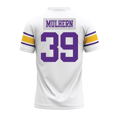 LSU - NCAA Football : Mack Mulhern - White Premium Football Jersey-1