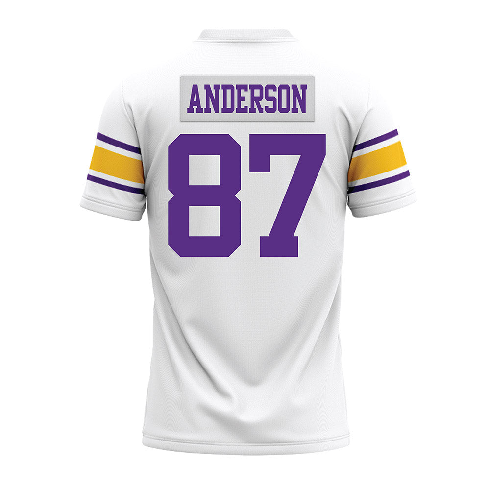 LSU - NCAA Football : JC Anderson - White Premium Football Jersey-1