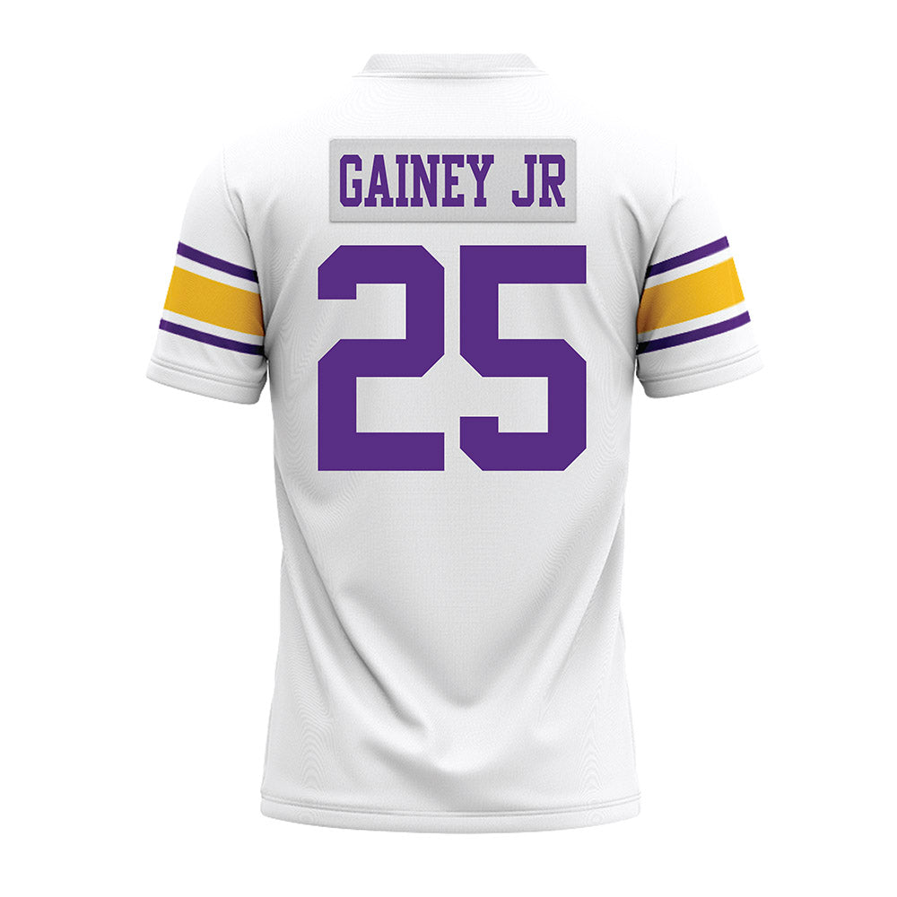LSU - NCAA Football : Rod Gainey jr - White Premium Football Jersey-1