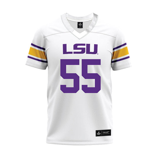 LSU - NCAA Football : Jake Ibieta - White Premium Football Jersey-0