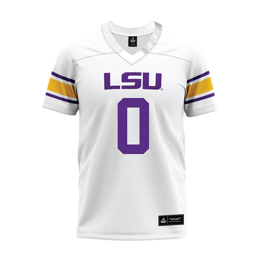 LSU - NCAA Football : Tamarcus Cooley - White Premium Football Jersey-0