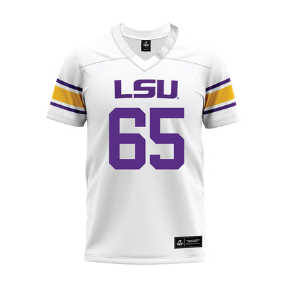 LSU - NCAA Football : Sean Thompkins - White Premium Football Jersey-0