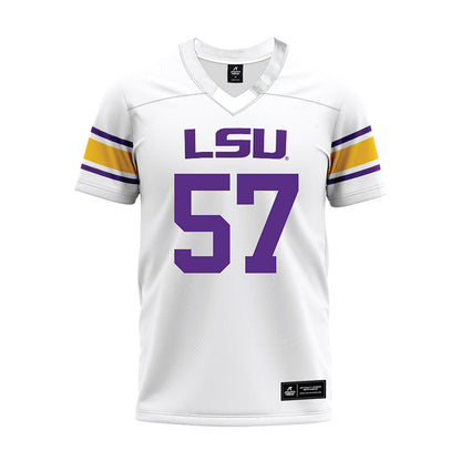 LSU - NCAA Football : Jakolby Jones - White Premium Football Jersey-0