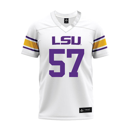 LSU - NCAA Football : Jakolby Jones - White Premium Football Jersey-0
