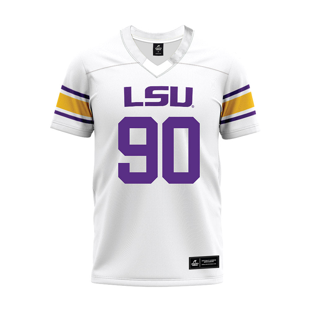 LSU - NCAA Football : Stephiylan Green - White Premium Football Jersey-0
