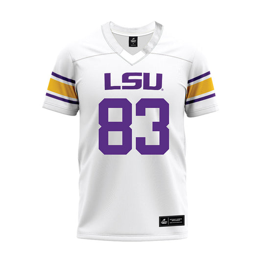 LSU - NCAA Football : Jelani Watkins - White Premium Football Jersey-0