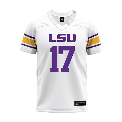 LSU - NCAA Football : Winston Watkins - White Premium Football Jersey-0