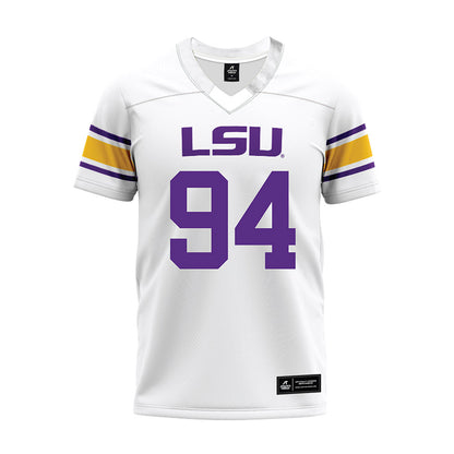 LSU - NCAA Football : Richard Anderson - White Premium Football Jersey-0