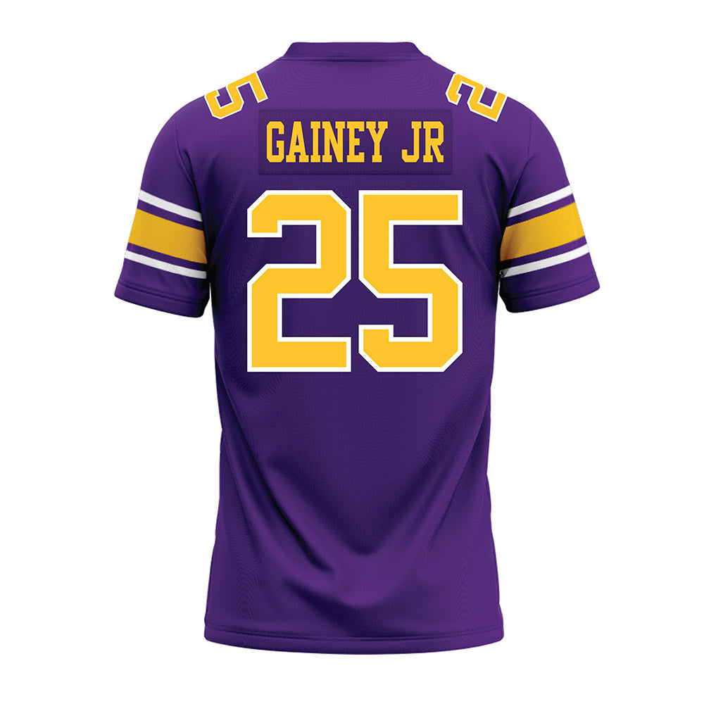 LSU - NCAA Football : Rod Gainey jr - Purple Premium Football Jersey-1