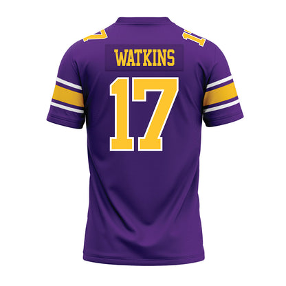 LSU - NCAA Football : Winston Watkins - Purple Premium Football Jersey-1