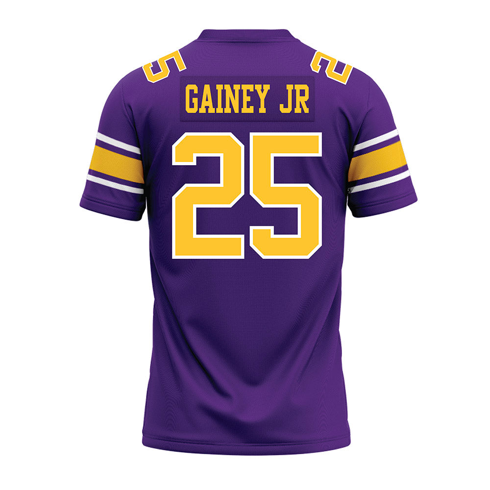LSU - NCAA Football : Rod Gainey jr - Purple Premium Football Jersey-1