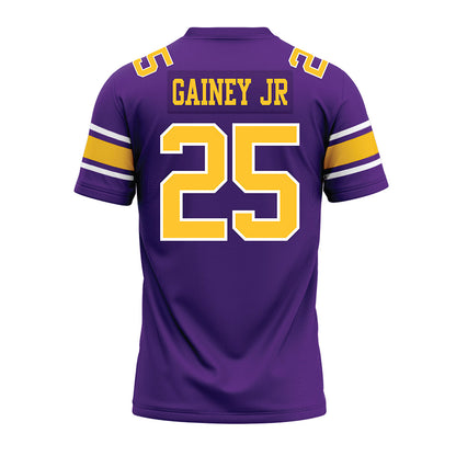 LSU - NCAA Football : Rod Gainey jr - Purple Premium Football Jersey-1