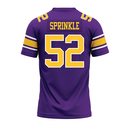LSU - NCAA Football : Jaquan Sprinkle - Purple Premium Football Jersey-1