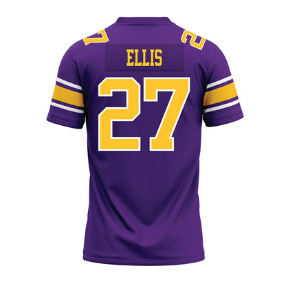 LSU - NCAA Football : Dezyrian Ellis - Purple Premium Football Jersey-1
