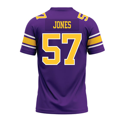 LSU - NCAA Football : Jakolby Jones - Purple Premium Football Jersey-1