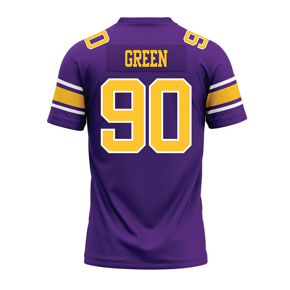 LSU - NCAA Football : Stephiylan Green - Purple Premium Football Jersey-1