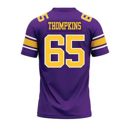 LSU - NCAA Football : Sean Thompkins - Purple Premium Football Jersey-1