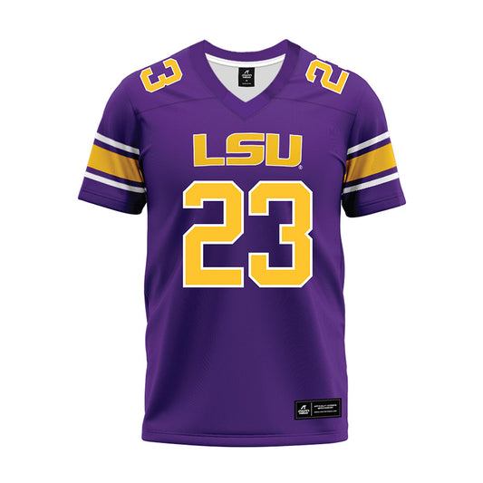 LSU - NCAA Football : Stacy Gage - Purple Premium Football Jersey-0