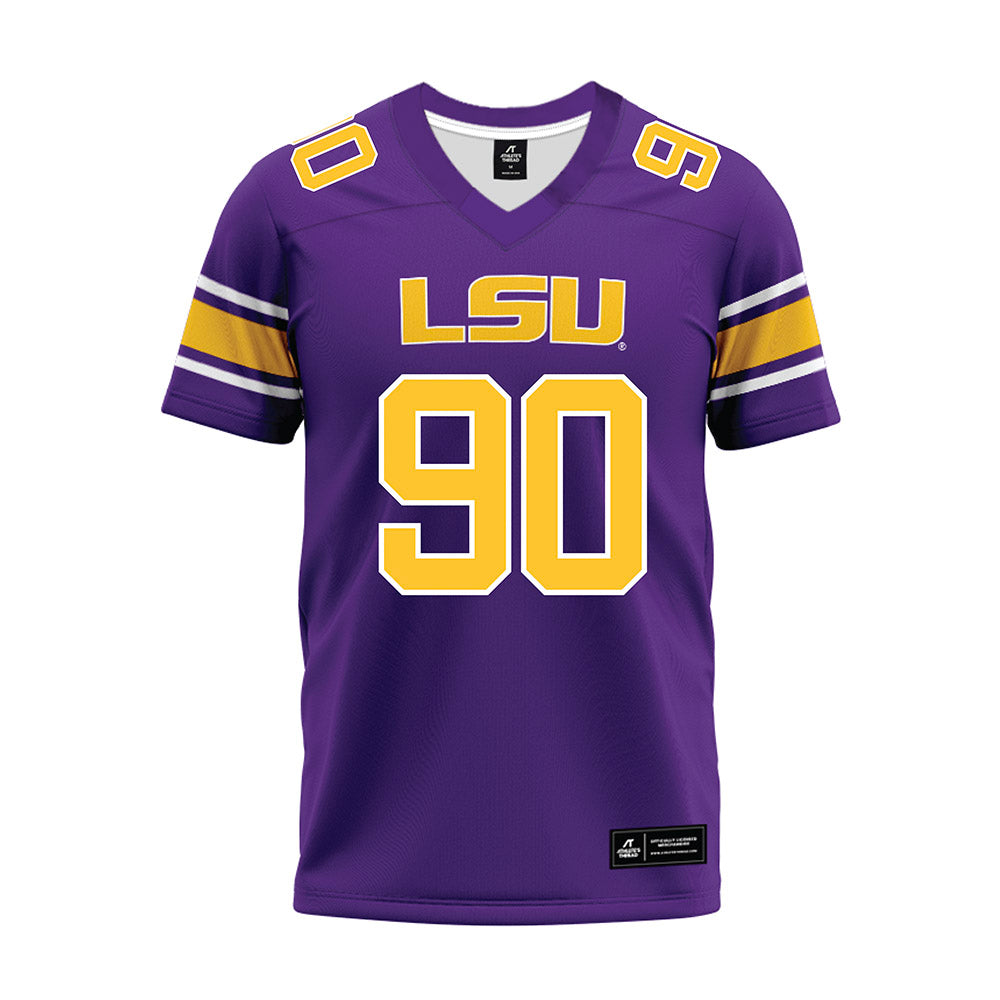 LSU - NCAA Football : Stephiylan Green - Purple Premium Football Jersey-0