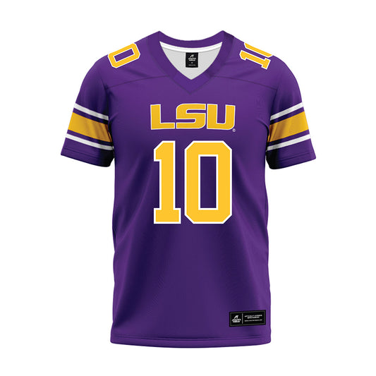 LSU - NCAA Football : Dashawn Spears - Purple Premium Football Jersey-0