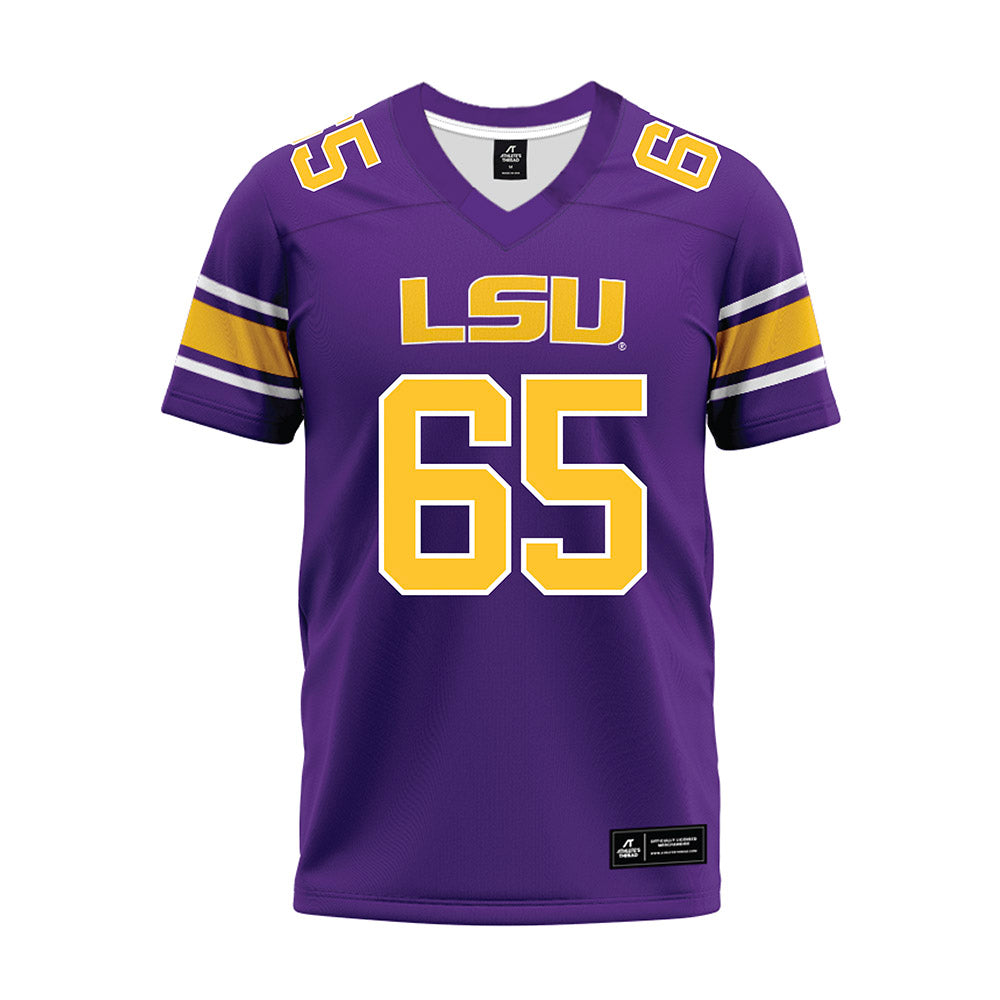 LSU - NCAA Football : Sean Thompkins - Purple Premium Football Jersey-0