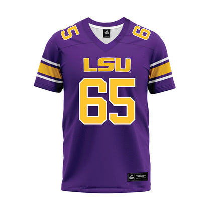 LSU - NCAA Football : Sean Thompkins - Purple Premium Football Jersey-0