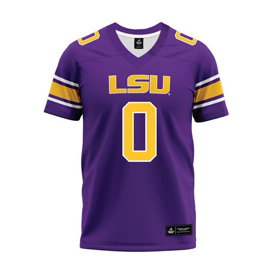 LSU - NCAA Football : Tamarcus Cooley - Purple Premium Football Jersey-0
