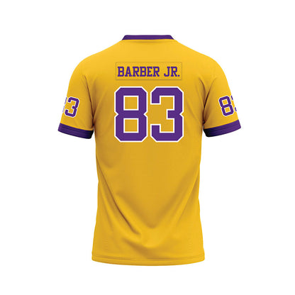 LSU - NCAA Football : Corey Barber Jr. - Gold Premium Football Jersey-1