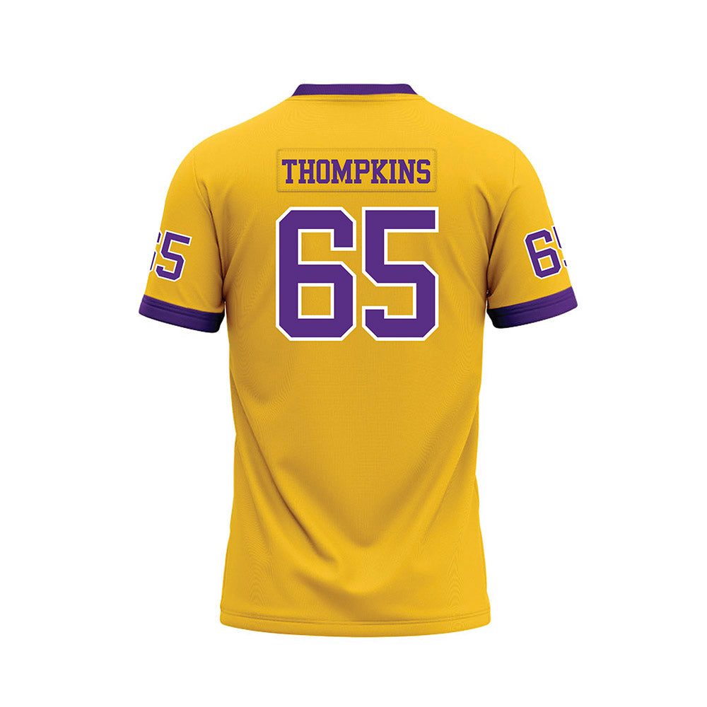 LSU - NCAA Football : Sean Thompkins - Gold Premium Football Jersey-1