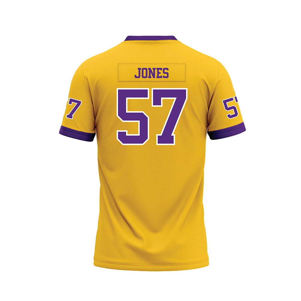 LSU - NCAA Football : Jakolby Jones - Gold Premium Football Jersey-1