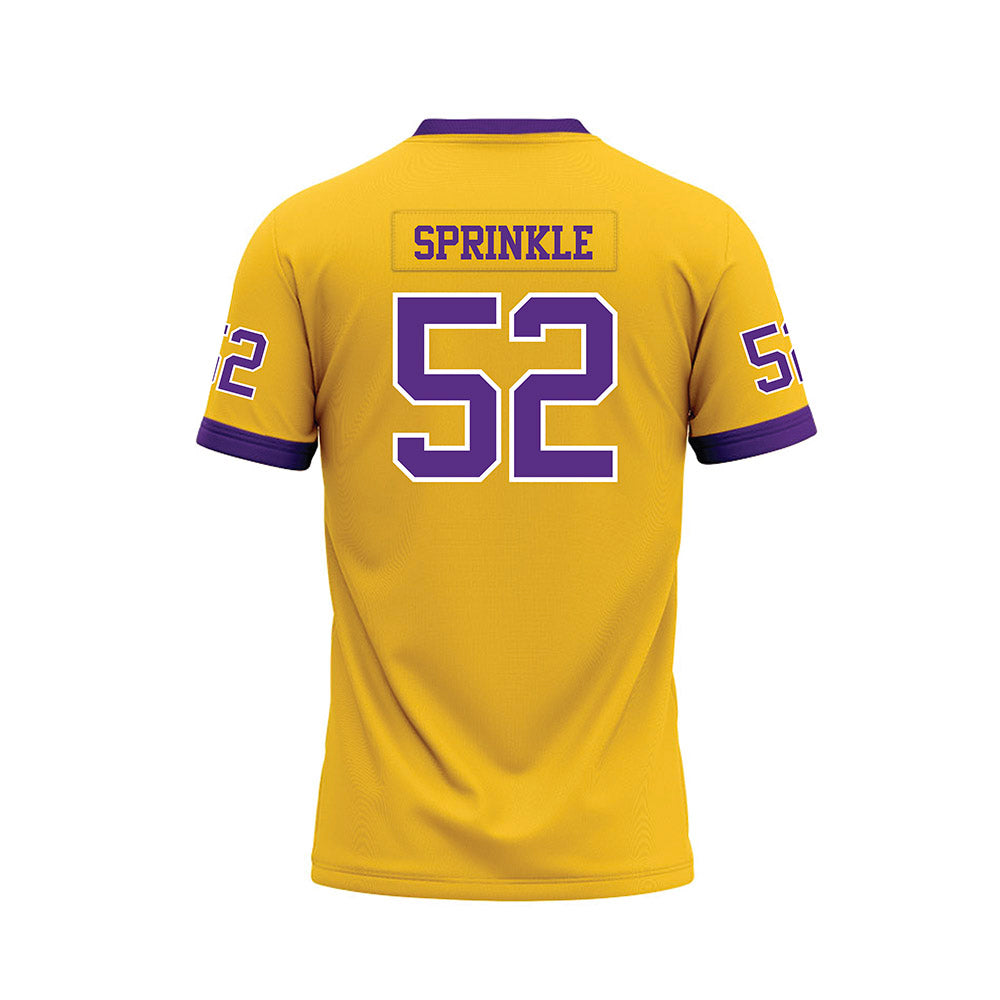 LSU - NCAA Football : Jaquan Sprinkle - Gold Premium Football Jersey-1