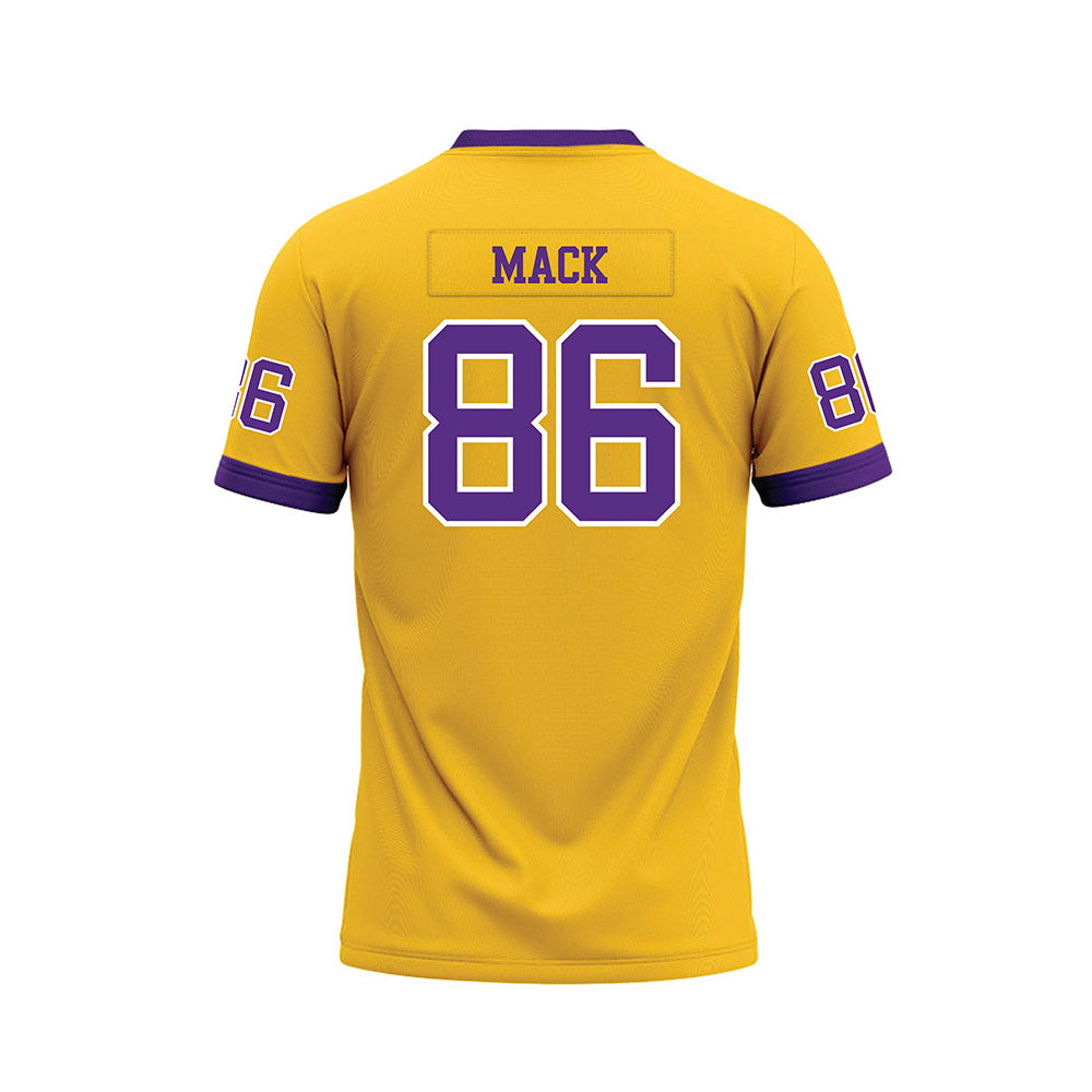 LSU - NCAA Football : Jabari Mack - Gold Premium Football Jersey-1