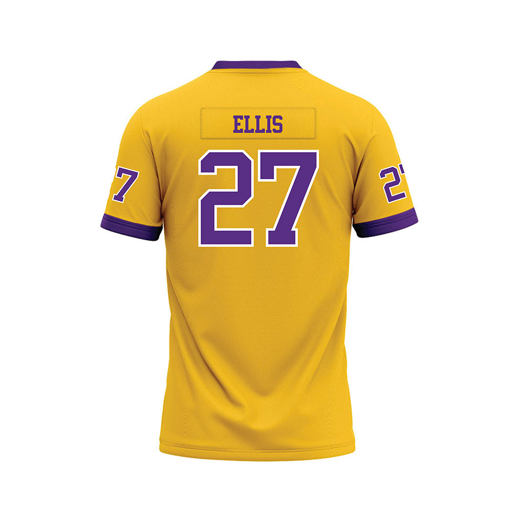 LSU - NCAA Football : Dezyrian Ellis - Gold Premium Football Jersey-1
