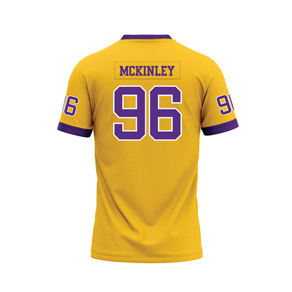 LSU - NCAA Football : Dominick McKinley - Gold Premium Football Jersey-1