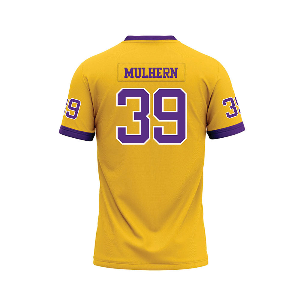 LSU - NCAA Football : Mack Mulhern - Gold Premium Football Jersey-1