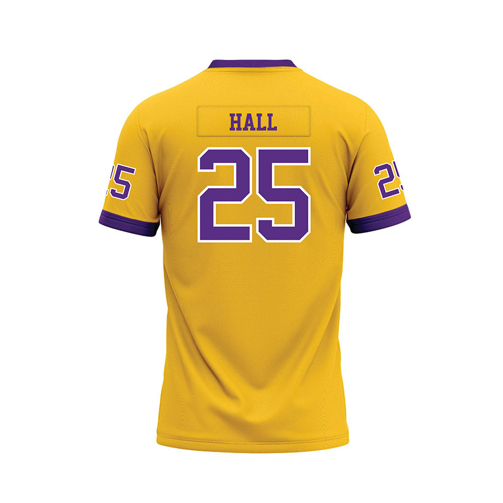 LSU - NCAA Football : Aiden Hall - Gold Premium Football Jersey-1