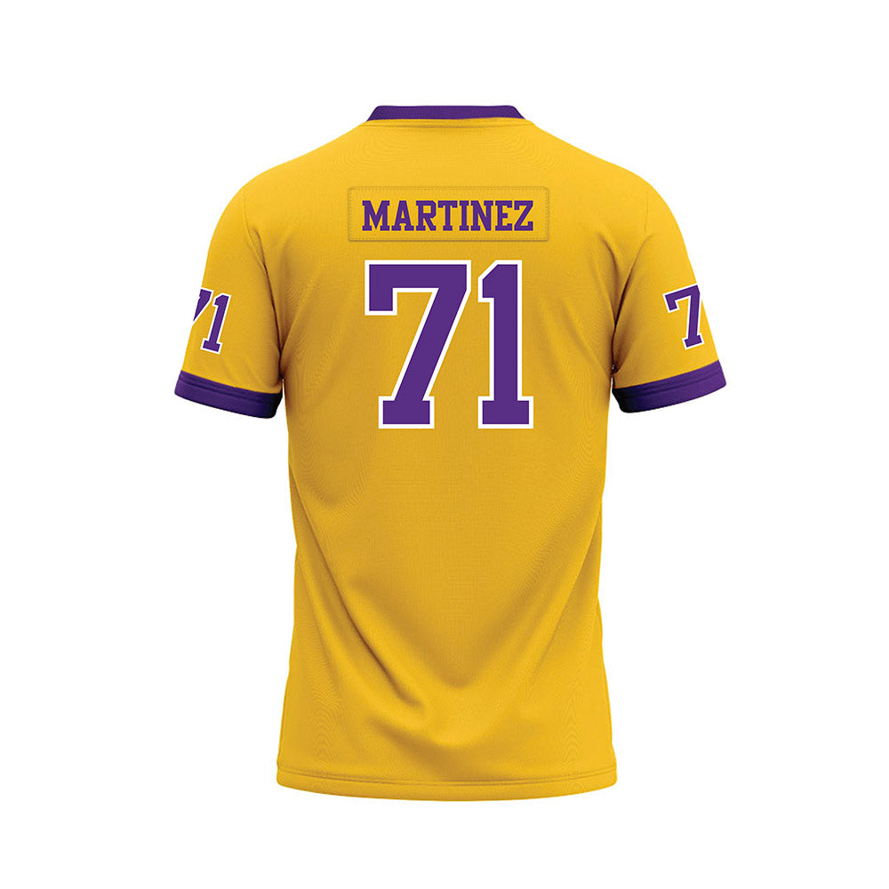 LSU - NCAA Football : Brysten Martinez - Gold Premium Football Jersey-1