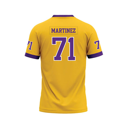 LSU - NCAA Football : Brysten Martinez - Gold Premium Football Jersey-1
