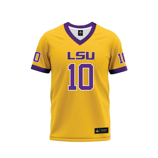 LSU - NCAA Football : Dashawn Spears - Gold Premium Football Jersey-0