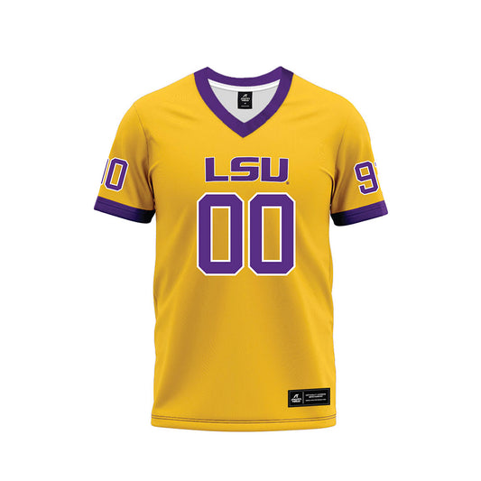 LSU - NCAA Football : Brandon Brown - Gold Premium Football Jersey-0