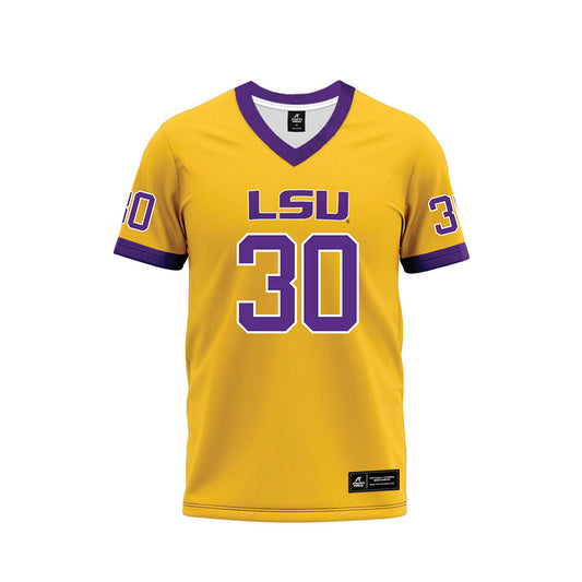 LSU - NCAA Football : Charles Ross II - Gold Premium Football Jersey-0