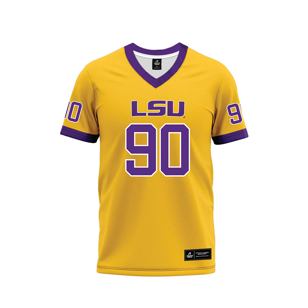 LSU - NCAA Football : Stephiylan Green - Gold Premium Football Jersey-0